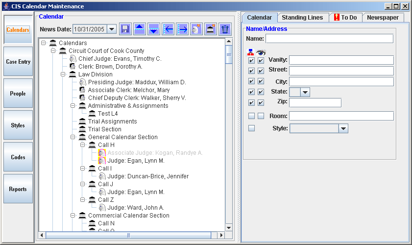 Custom application example